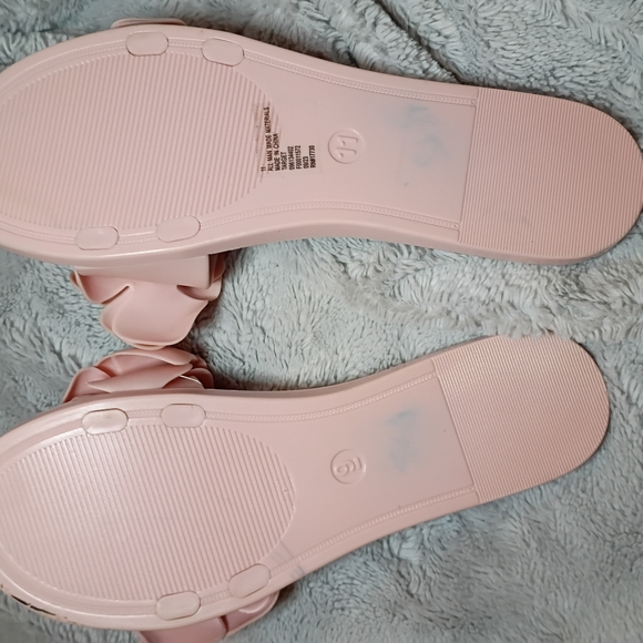 NWOT Shade & Shore Mallory Floral Jelly Slides Pink Sandals Women’s Size 11 - Picture 6 of 9